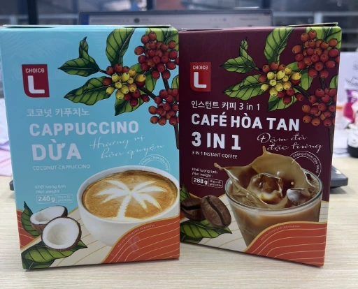 In hộp giấy cafe hòa tan