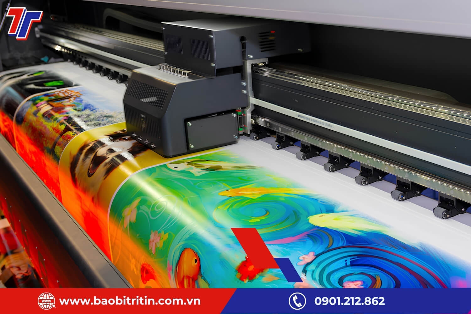 In kỹ thuật số tạo hình ảnh trực tiếp từ file thiết kế mà không cần chế tạo bản kẽm. (Nguồn hình: Internet)